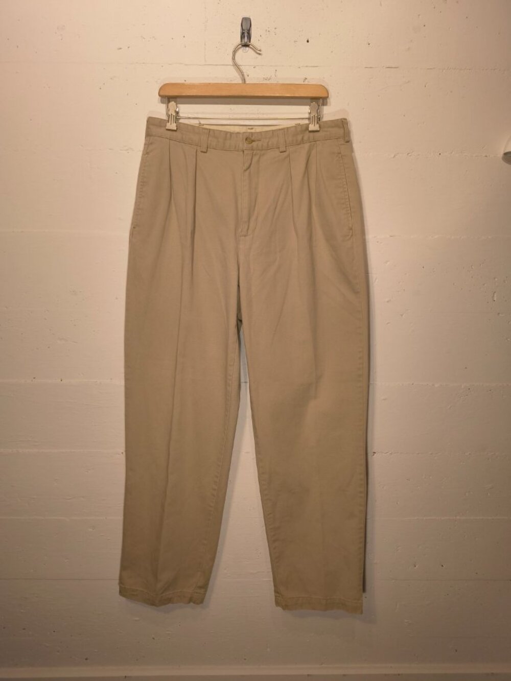 Polo Ralph Lauren Andrew Pant Pleated Chino Trousers Beige 34x32
